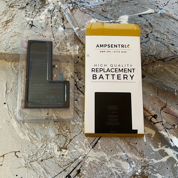 Extended Capacity Ampsentrix Battery for iPhone X Battery Replacement - Picture 3 of 3